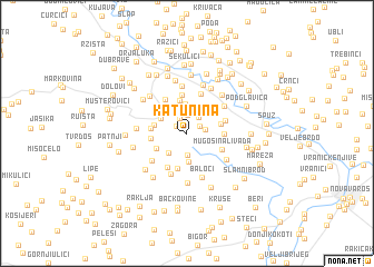 map of Katunina