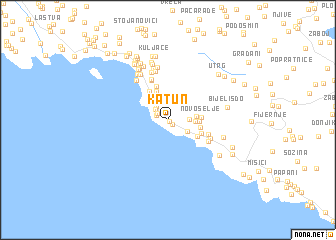 map of Katun