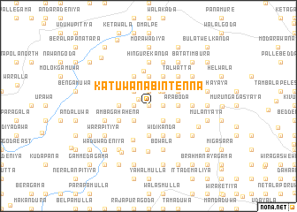 map of Katuwana Bintenna