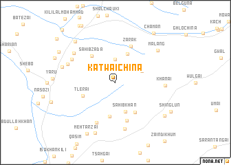 map of Katwai Chīna