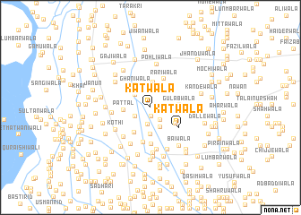 map of Katwāla