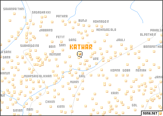 map of Katwār