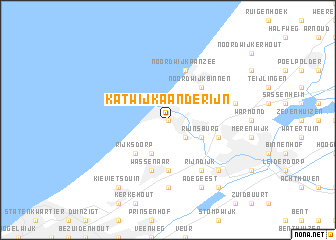 map of Katwijk aan de Rijn