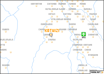 map of Katwizi