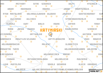 map of Kąty Miąski