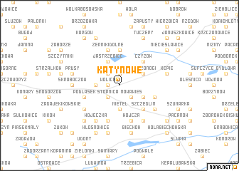 map of Kąty Nowe