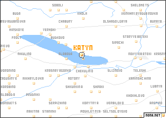 map of Katyn\