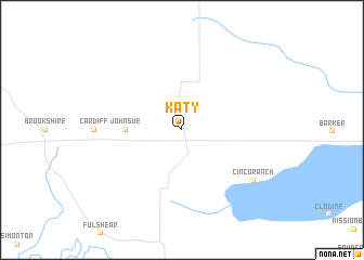map of Katy