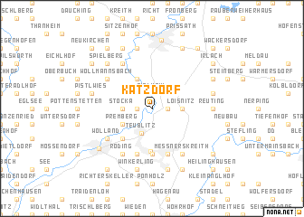 map of Katzdorf