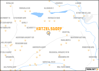 map of Katzelsdorf