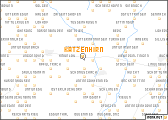map of Katzenhirn