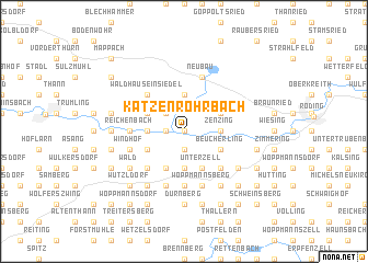 map of Katzenrohrbach