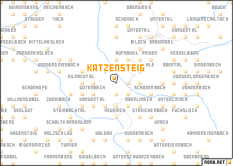 map of Katzensteig