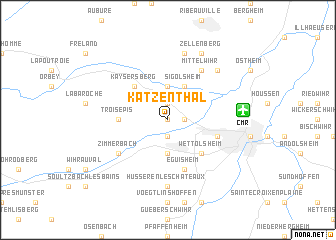 map of Katzenthal