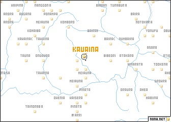 map of Kauaina