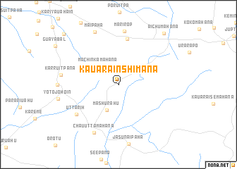 map of Kauarainshimana