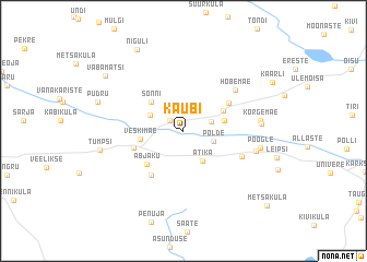 map of Kaubi