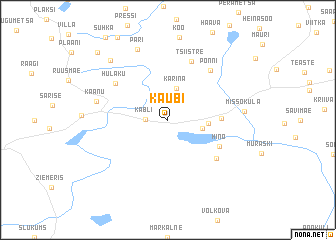 map of Kaubi