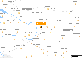 map of Kauda