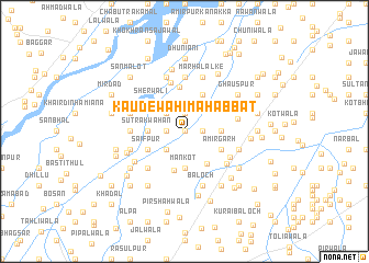 map of Kaudewāhi Mahabbat