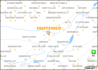 map of Kauffenheim