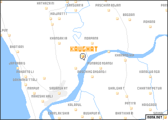 map of Kaughāt