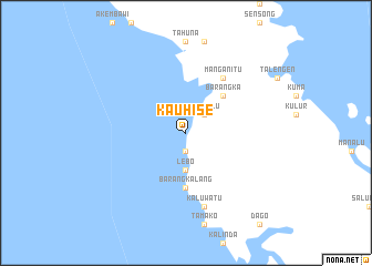 map of Kauhise