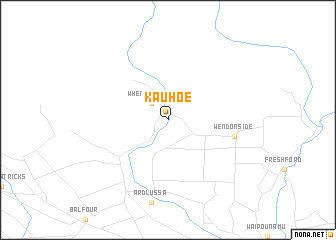 map of Kauhoe