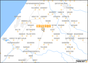 map of Kaukaba