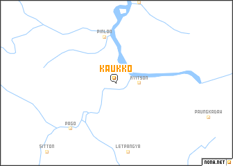 map of Kauk-ko