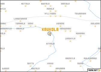 map of Kaukola