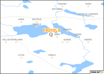 map of Kaukola