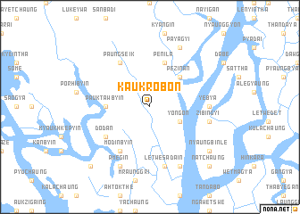 map of Kaukrobôn