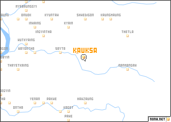 map of Kauksa