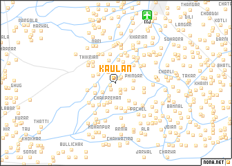 map of Kaulān