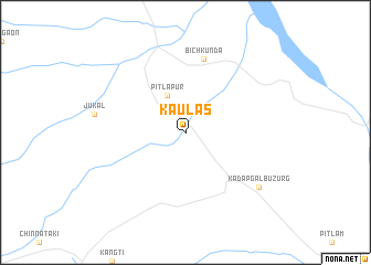map of Kaulās