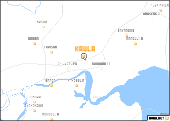 map of Kaula