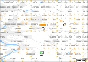 map of Kaule