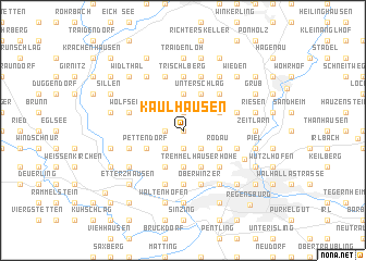 map of Kaulhausen