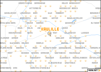 map of Kaulille