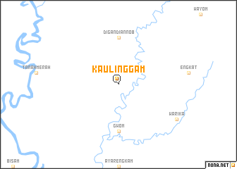 map of Kaulinggam