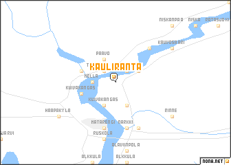 map of Kauliranta