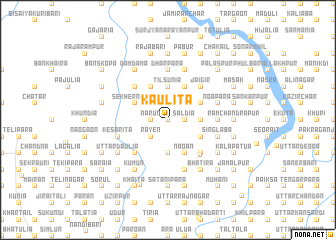 map of Kāulita