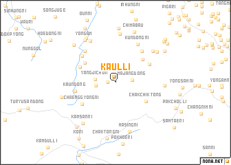 map of Kaŭl-li