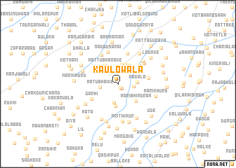 map of Kaulowāla