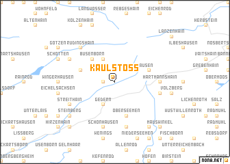 map of Kaulstoß