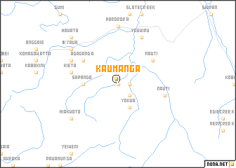 map of Kaumanga