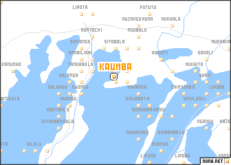 map of Kaumba