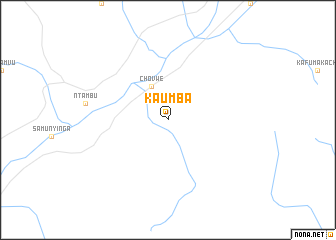 map of Kaumba