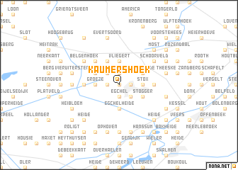 map of Kaumershoek